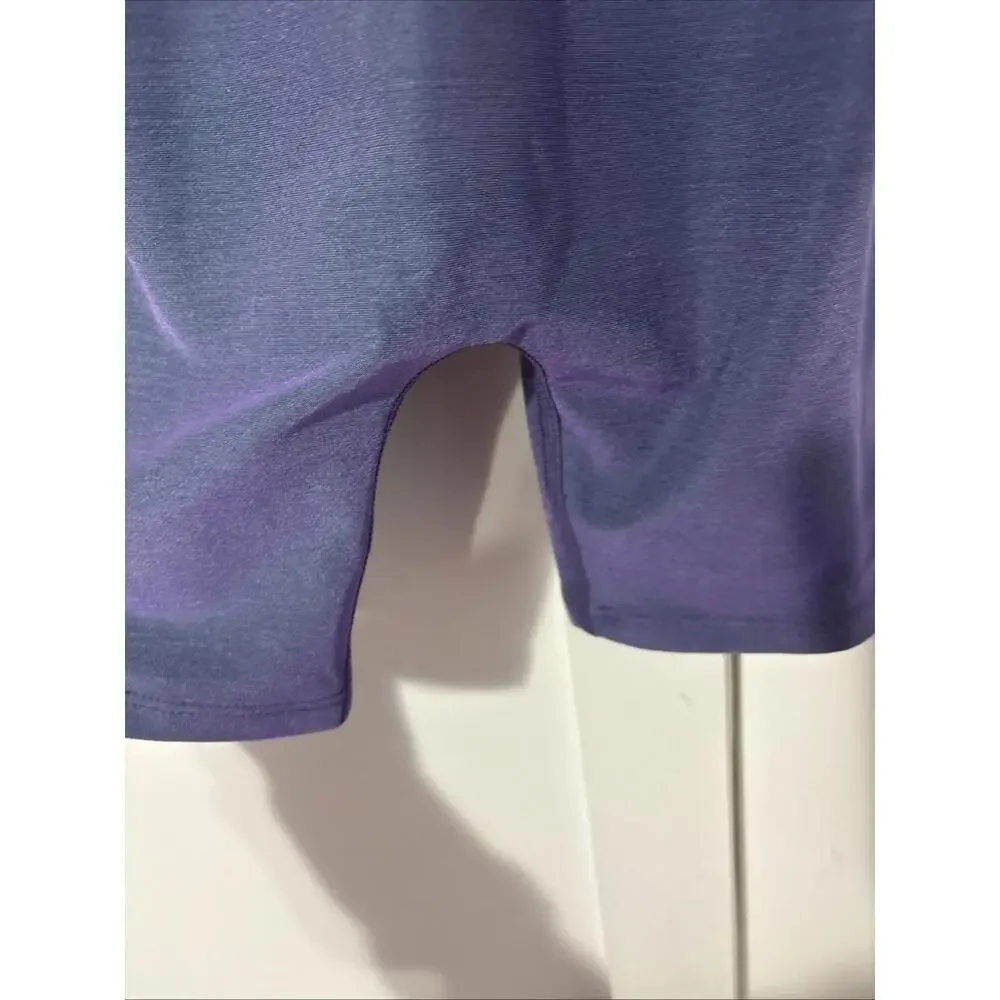 $185 TWENTY Montreal Women's Purple Knit One Piece Colorsphere Bodysuit Size‎ M